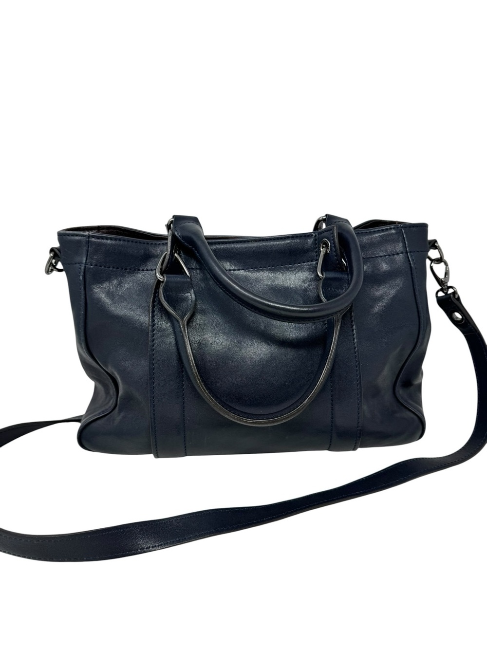 Longchamp Medium 3D Satchel Navy - Picture 4 of 11